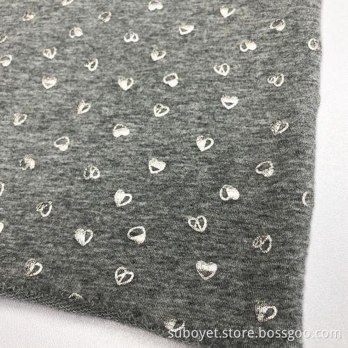 Terry Foil Print Fabric